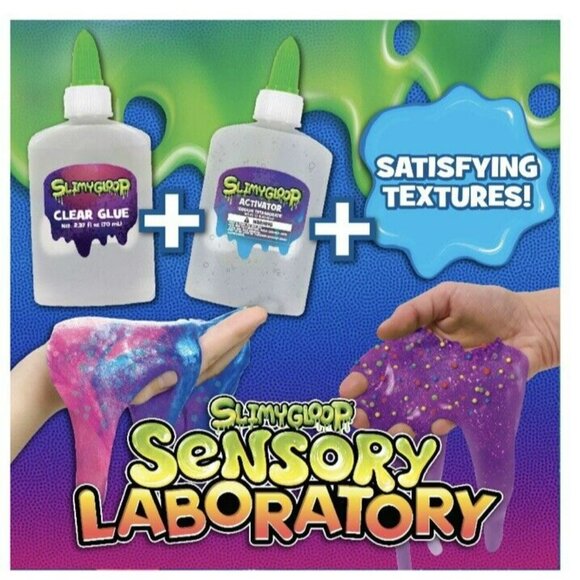 SLIMYGLOOP Sensory Laboratory Set - Boys and Girls Child Ages 6+ DIY Slime Kit - Picture 2 of 4